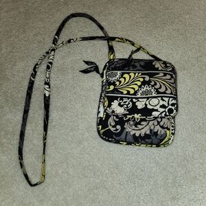 Vera Bradley Black and Yellow Crossbody Bag
